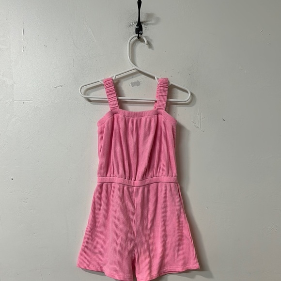 Old Navy Pink Sleeveless Romper with Elastic Waist - Picture 1 of 2